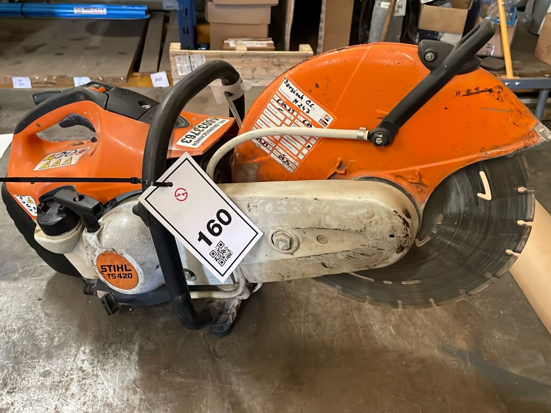 Stihl 420 concrete best sale saw for sale