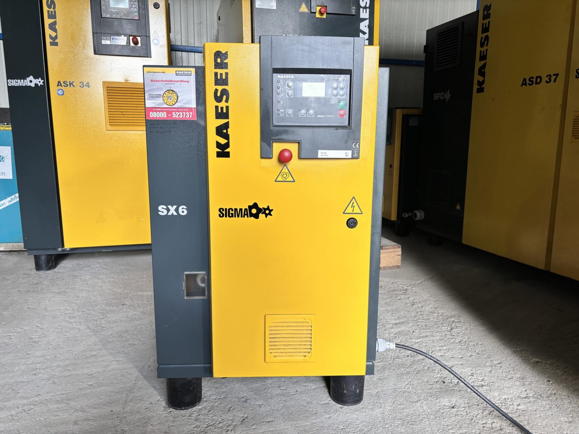 KAESER SX 6 gebruikt